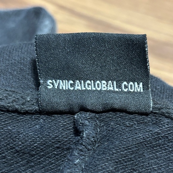 🔥🔥🔥SYNICAL Black Washed Hooded Jacket Size: Small🔥🔥🔥 - Picture 4 of 4